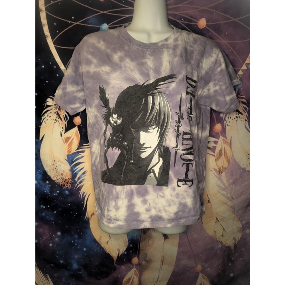 Death Note Ladies XS Purple Tie Dye Top